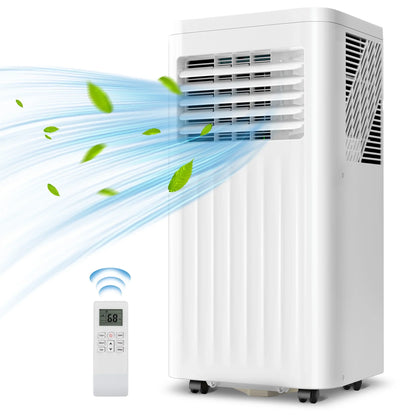 KISSAIR 5,000 BTU (8,000 BTU ASHRAE) Portable Air Conditioner – 3-in-1 AC, Dehumidifier & Fan with 24-Hour Timer