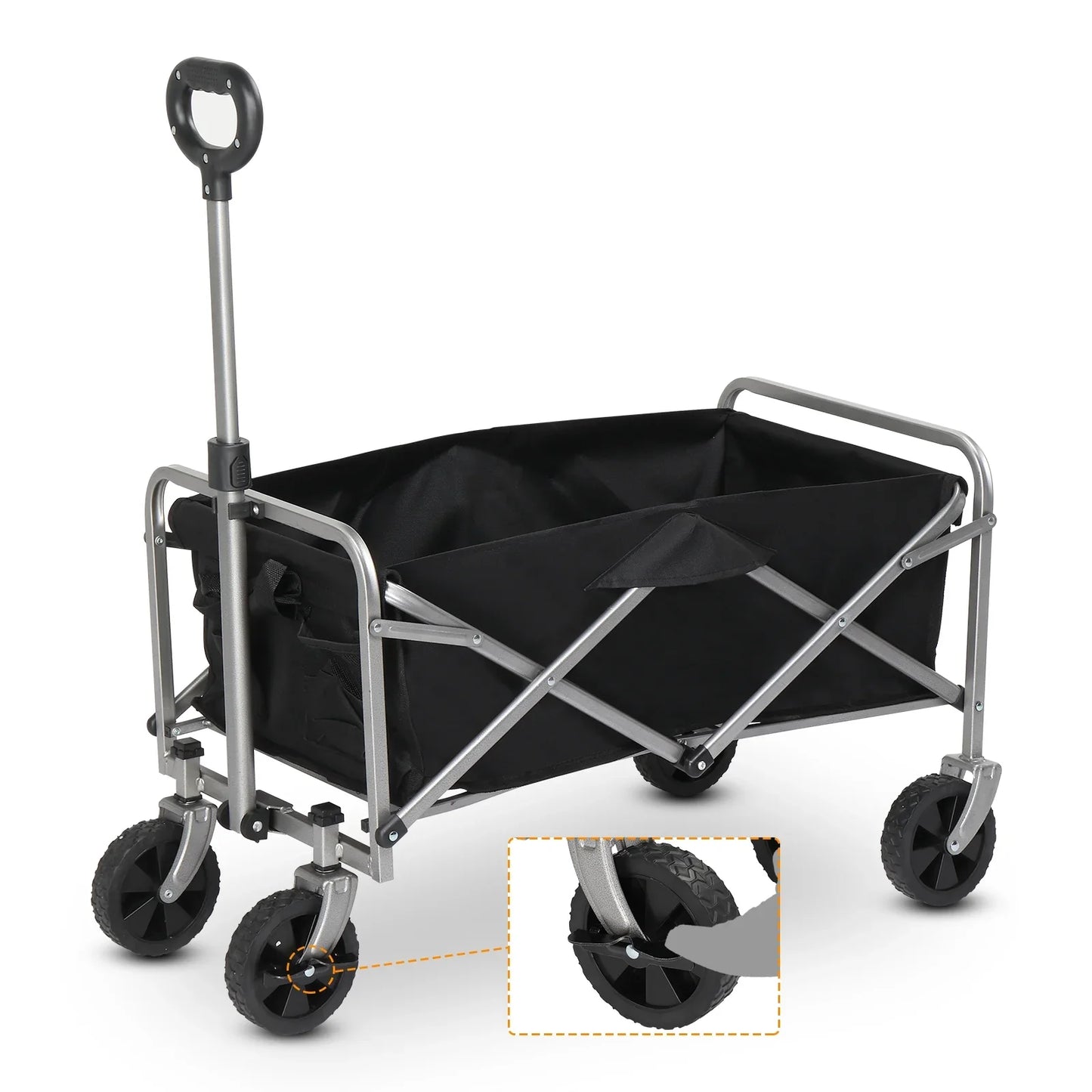 Ktaxon 29" Foldable Wagon, 220L Capacity Wagons Carts Foldable with Wheels