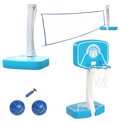Ktaxon 48" - 78" Adjustable Height Poolside Basketball System (Kids)