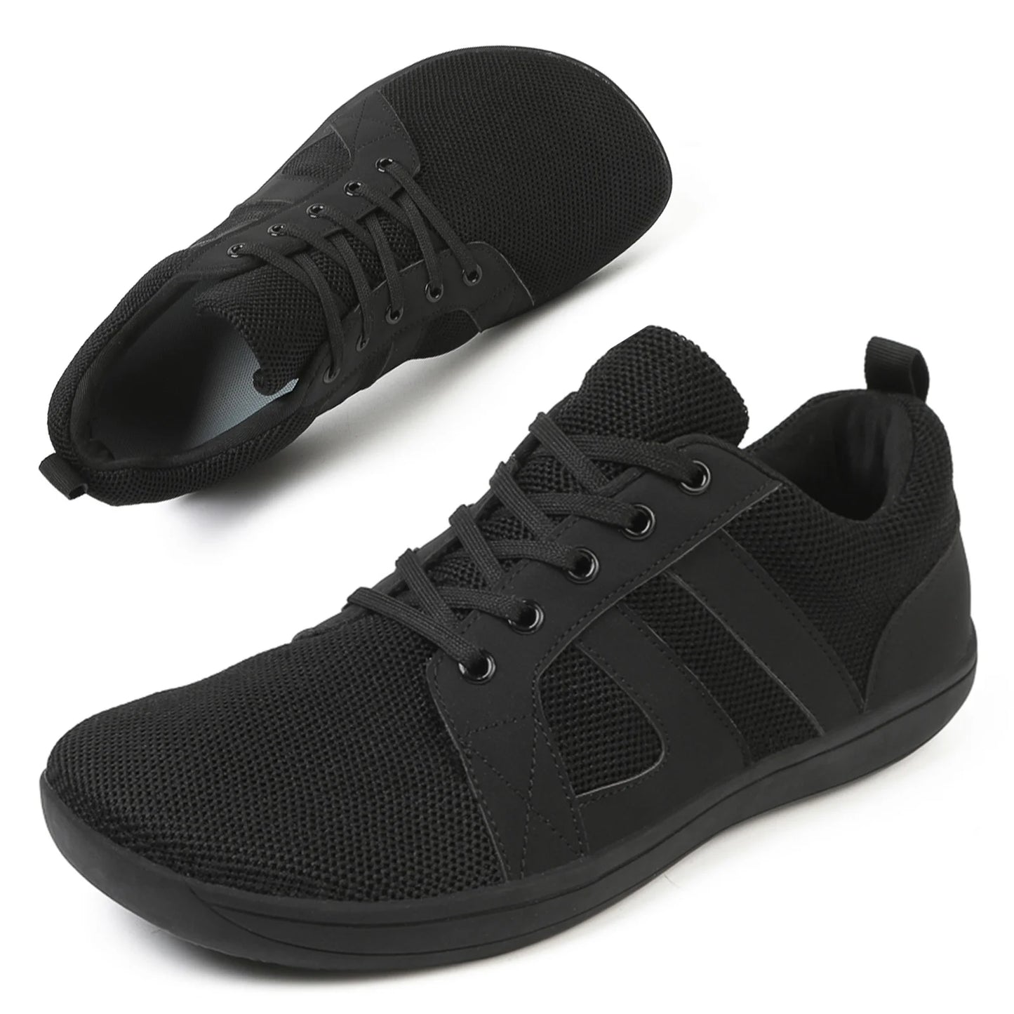 LASUDRAA Men's Shoes Comfortable Walking Barefoot Minimalist Zero Drop Wide Width Fashion Sneaker