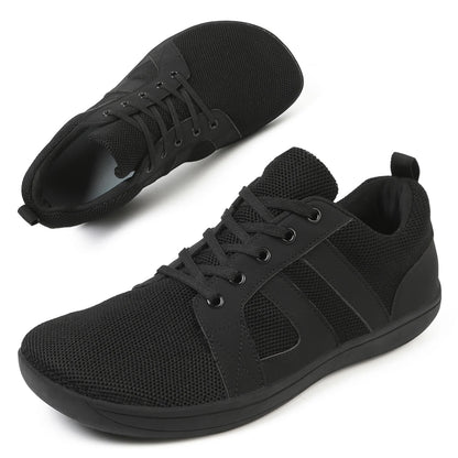 LASUDRAA Men's Shoes Comfortable Walking Barefoot Minimalist Zero Drop Wide Width Fashion Sneaker
