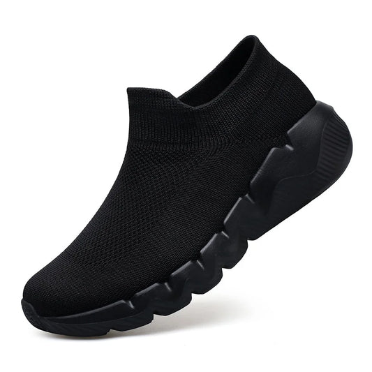 LASUDRAA Men's Shoes Running Casual Breathable Slip on Shoes Walking Lightweight Athletic Sneakers
