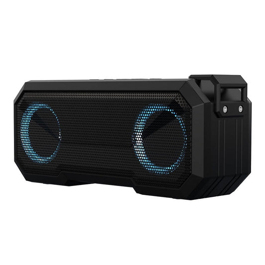 New Bluetooth Speaker with IPX7 Waterproof, Multicolor LED Light, Power Bank, Dual Speakers, Outdoor Wireless Audio