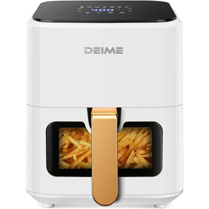 PRIJESSE Deime 4.2 qt Air Fryer, White - Digital LCD