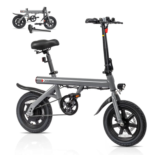 Zimtown 14" Folding Electric Bike for Adults, 350W Foldable Electric Bicycle 36V 7.5Ah, for Adults and Teens