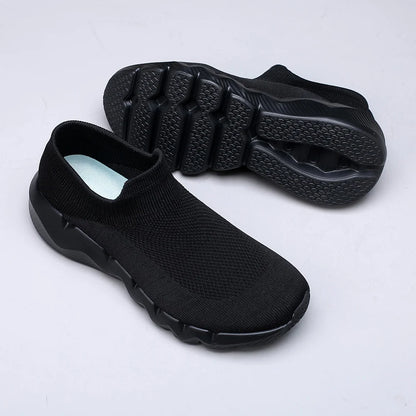 LASUDRAA Women Walking Shoes Casual Slip on Tennis Sneakers Comfort Athletic Gym Shoes for Ladies