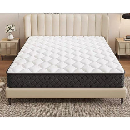 Hycean Queen Mattress, 10 Inch Memory Foam Pocket Spring Mattress, Hybrid Bed Mattress in a Box for Pressure Relief & Motion Isolation, CertiPUR-US, 100-Night Trial