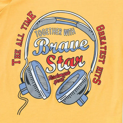 HILEELANG Little Boy Short Sleeve Tees Summer Easter Black Green Yellow Summer Vibes T-Shirts Cotton Tops Shirts 3 Packs Size 6