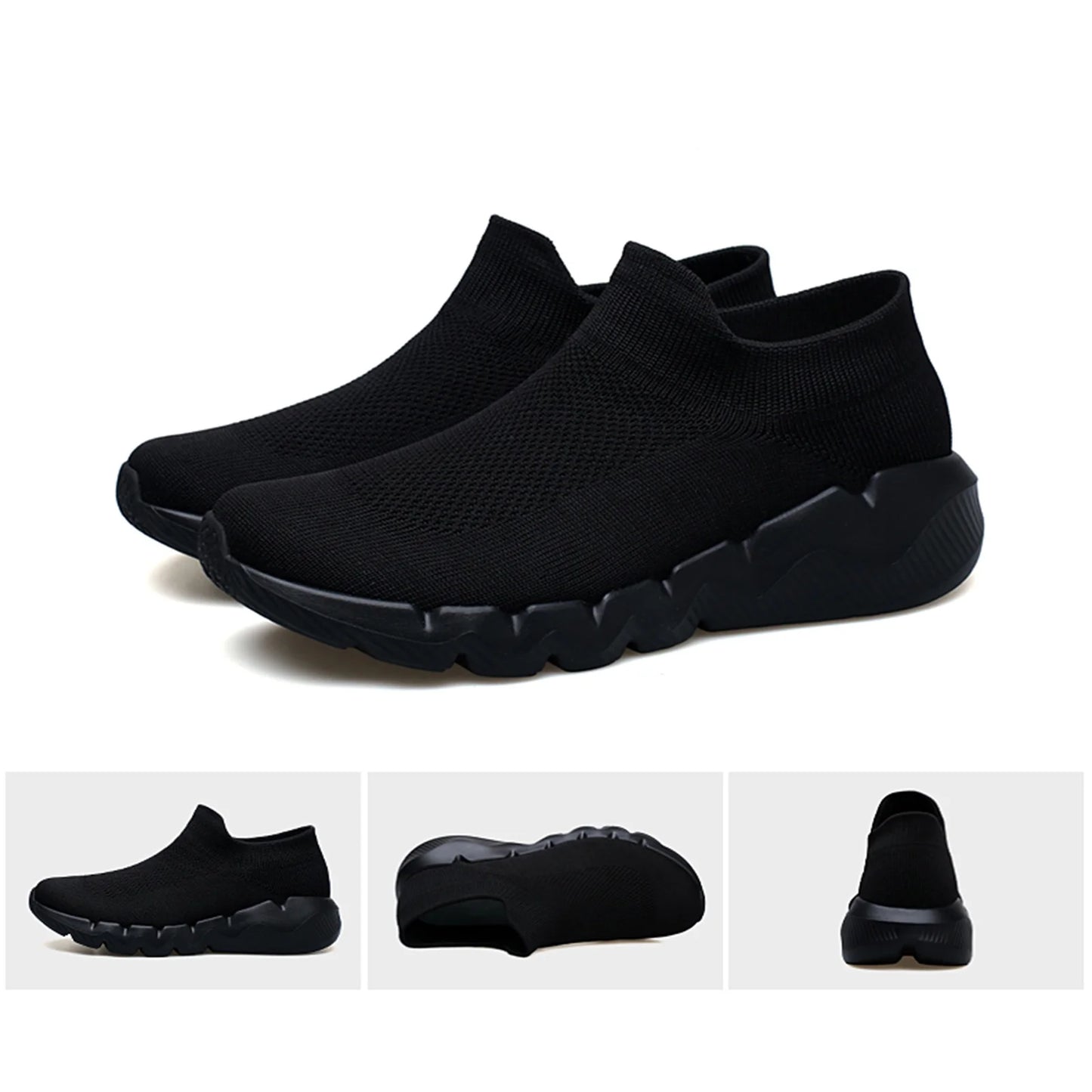 LASUDRAA Women Walking Shoes Casual Slip on Tennis Sneakers Comfort Athletic Gym Shoes for Ladies