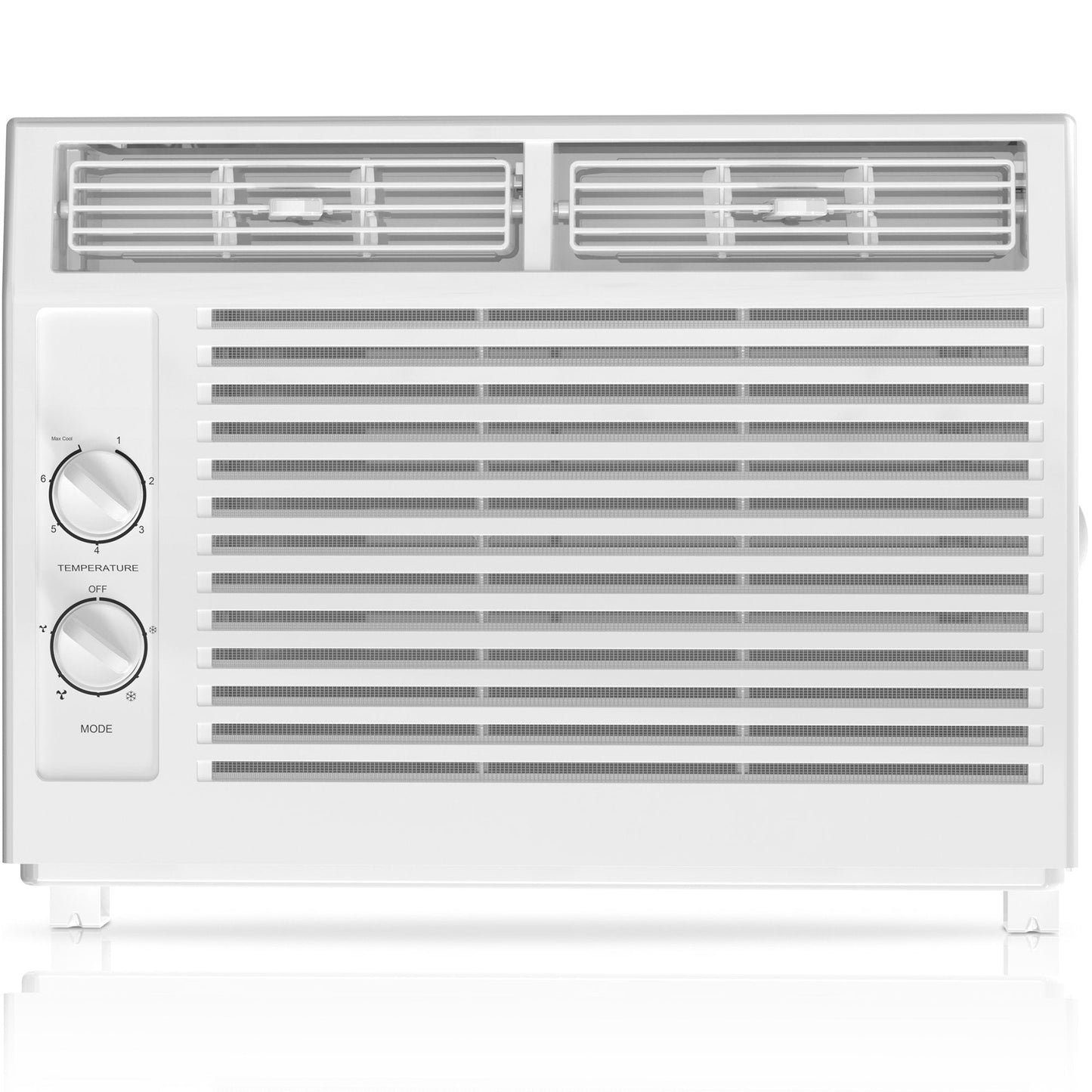 KISSAIR 6,000 BTU 115V U Shaped Window Air Conditioner, for Small Room AC Unit air conditioner Easy Installation, Cools up to 150 Sq. Ft